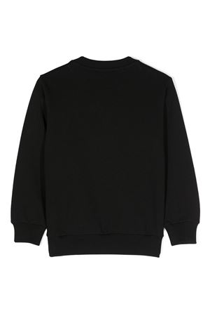 black cotton sweatshirt BALMAIN PARIS KIDS | BV4Q10Z1753930BC